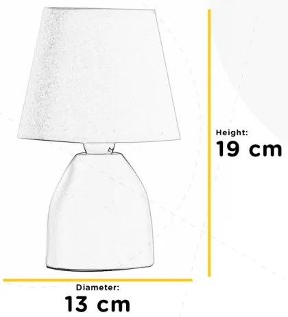 ONLI - Lampada da tavolo NANO 1xE14/6W/230V verde 19 cm