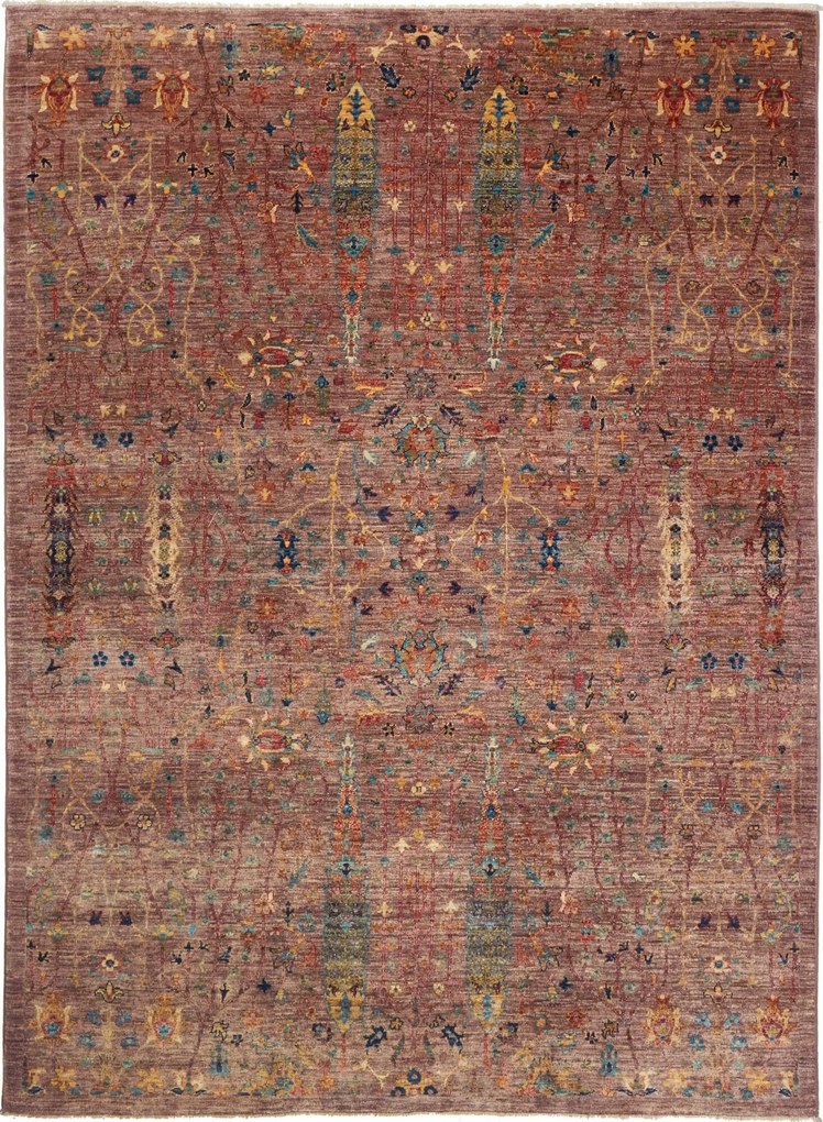 Samarkand Tappeto 170 x 230 Marrone (Pakistan) Annodato A Mano