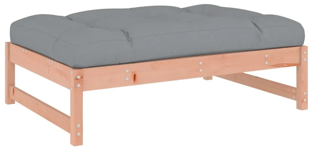 Set divani giardino 6 pz con cuscini legno massello di douglas