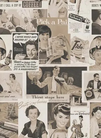Tapete Retro Ads von MINDTHEGAP - WP 20070