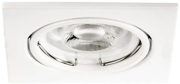Faretto da incasso 1xGU10/MR16/10W/230V 9x9 cm bianco