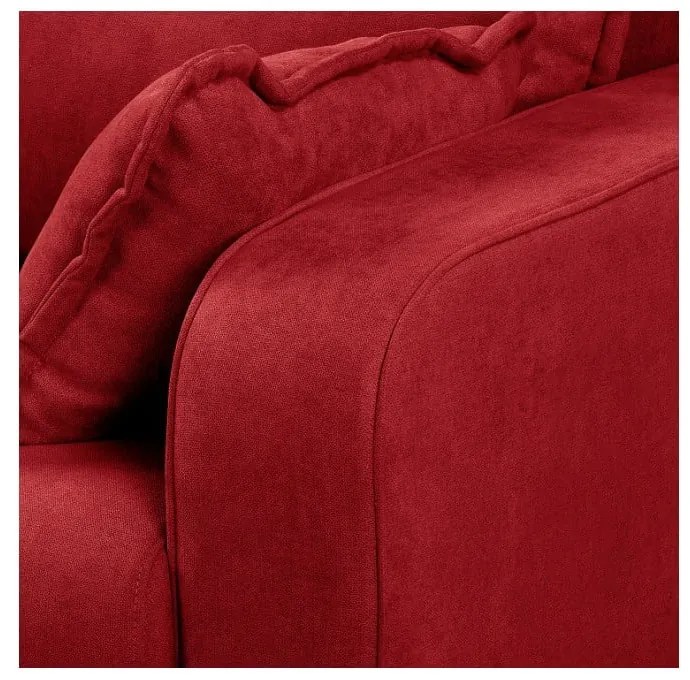 Divano rosso 193 cm Beata - Ropez