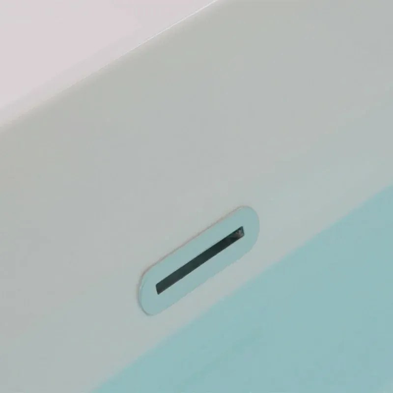 Vasca da bagno a parete 75x170 cm scarico incluso Kyla