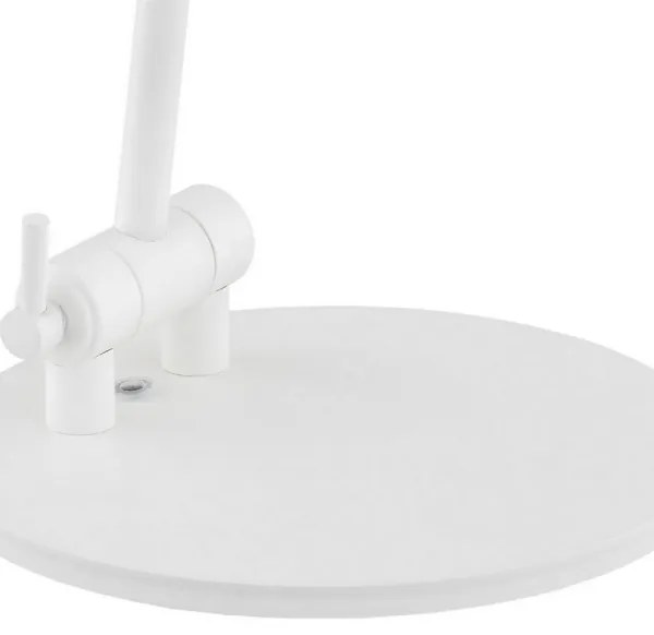 Argon 4996 - Lampada da tavolo GABIAN 1xE27/15W/230V bianco