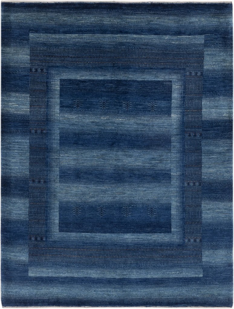 Loribaft Tappeto 230 x 170 Blu (Iran) Annodato A Mano