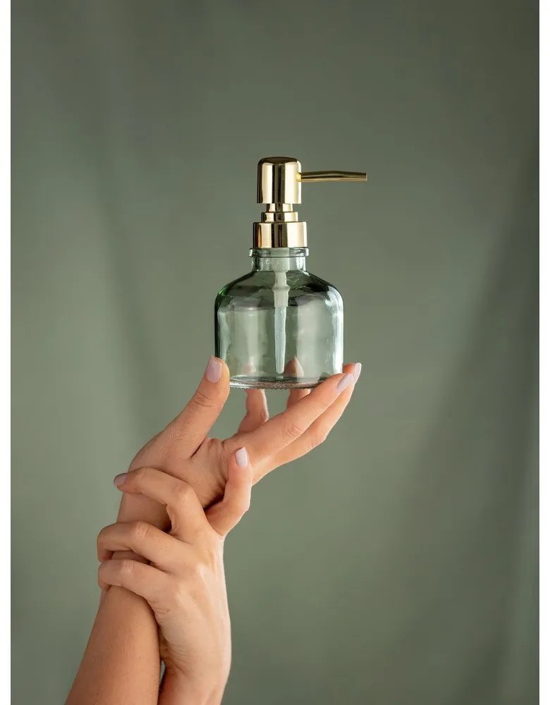 Dispenser per sapone color menta in vetro 200 ml Atessa – Wenko