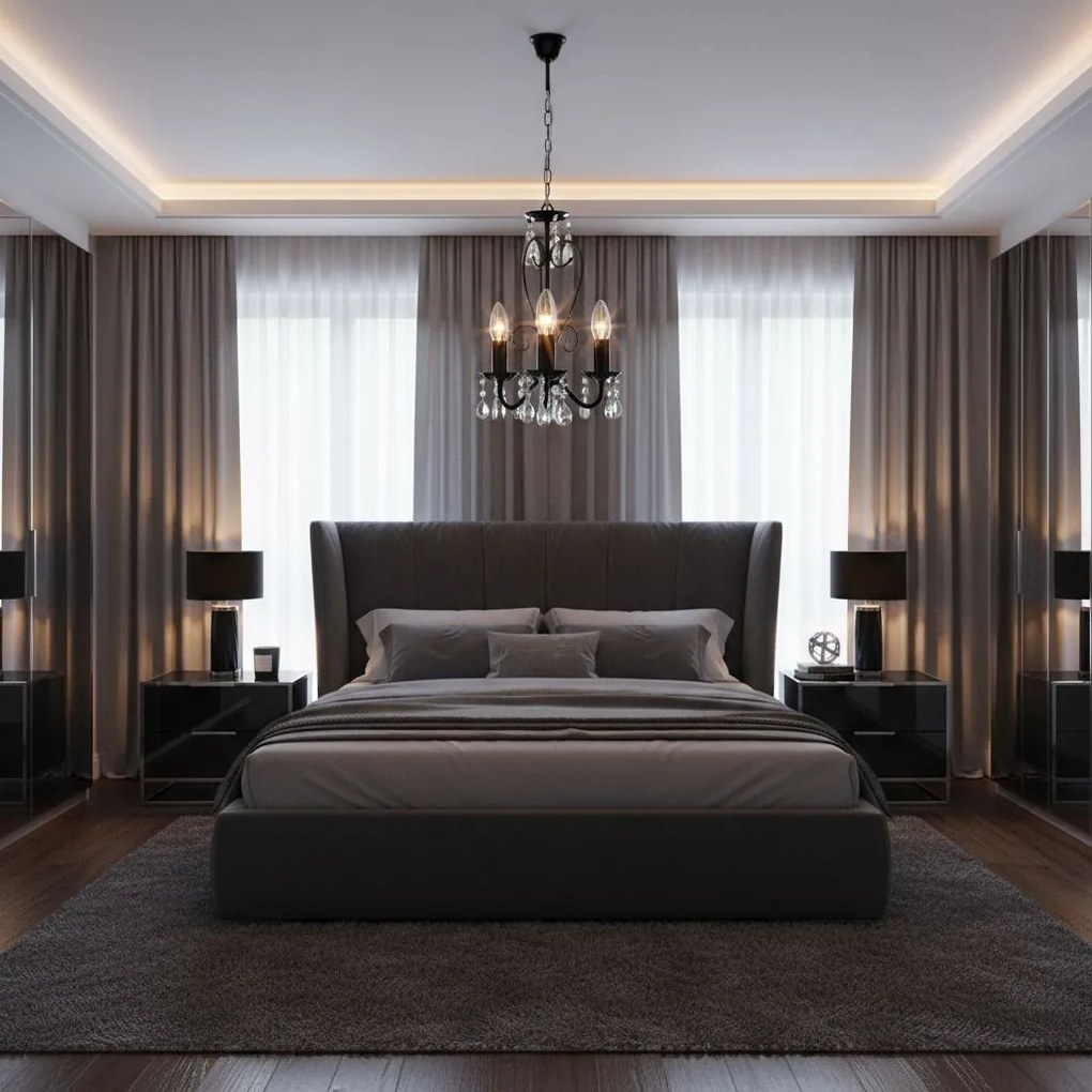 Lampada da soffitto EBT013-3CP BLACK