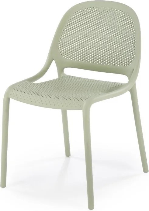 Sedia in plastica K532 in menta