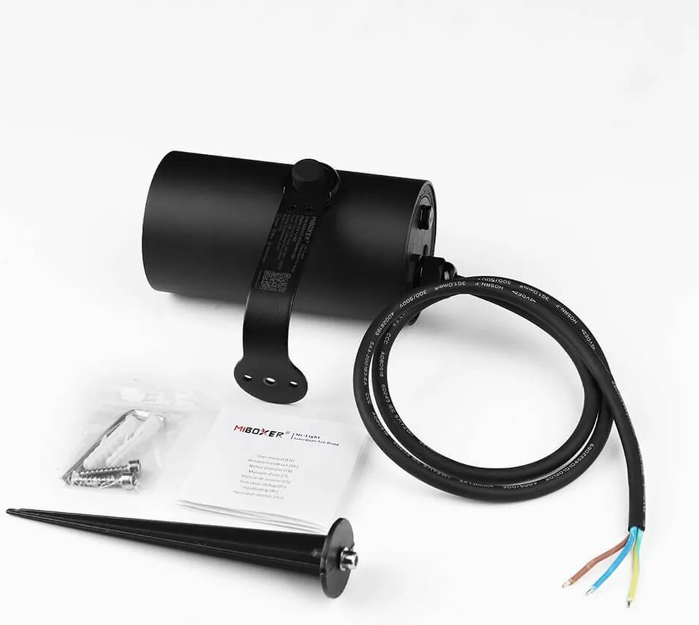 Faretto da Giardino 12W RGB+CCT IP66 con Picchetto ZIGBEE 3.0 Dimm. Colore RGB+CCT