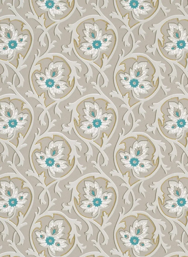 Little Greene Carta da parati Hoja - Cool Arbour