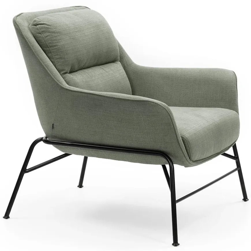 Poltrona grigio-verde Sadira - Teulat