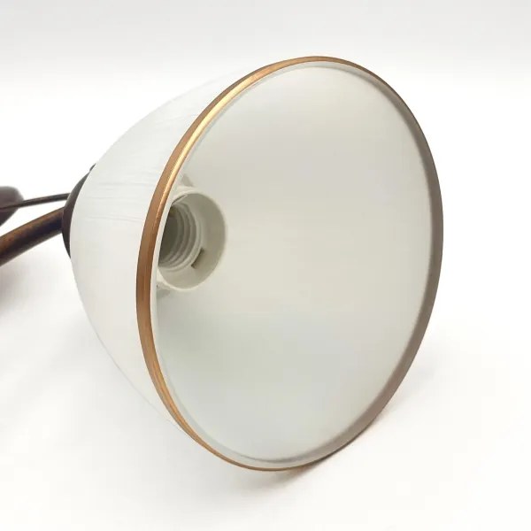 Lampadario a sospensione con catena RETRO 2xE27/60W/230V rame/patina