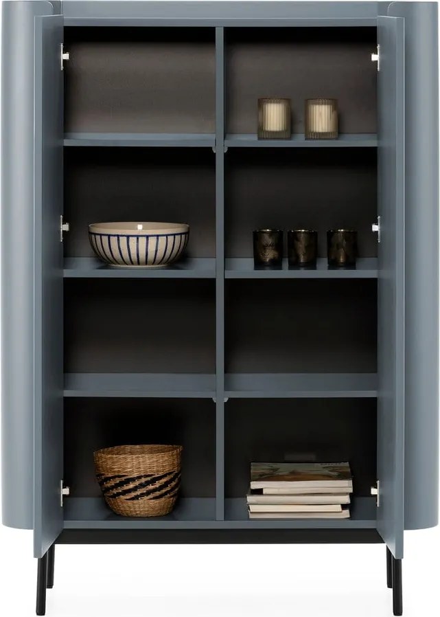 Armadietto blu polveroso 100x140x40 cm Willa – MOME