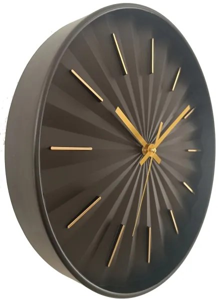 Globo B992533 - Orologio da parete Ø 30,5 cm 1x AA nero