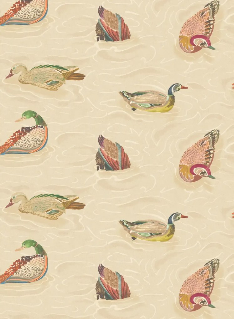 Mulberry Home Carta da parati Duck Pond - Jewel