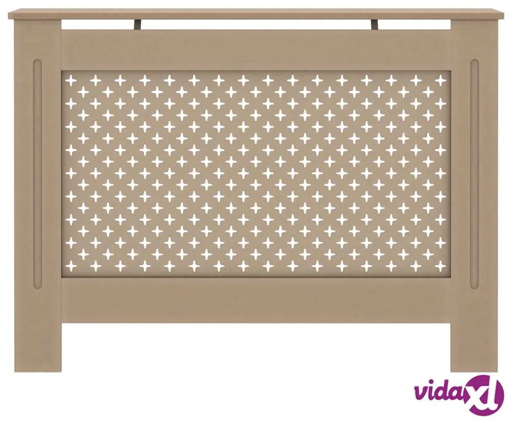 vidaXL Copertura per Radiatore 112x19x81,5 cm in MDF