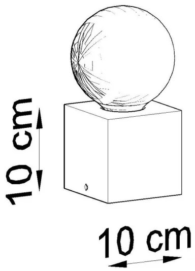 Sollux SL.0677 - Lampada da tavolo ABEL 1xE27/60W/230V