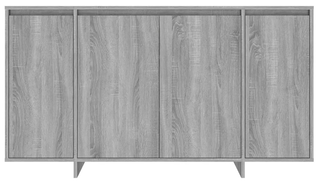 Credenza grigio sonoma 135x41x75 cm in truciolato