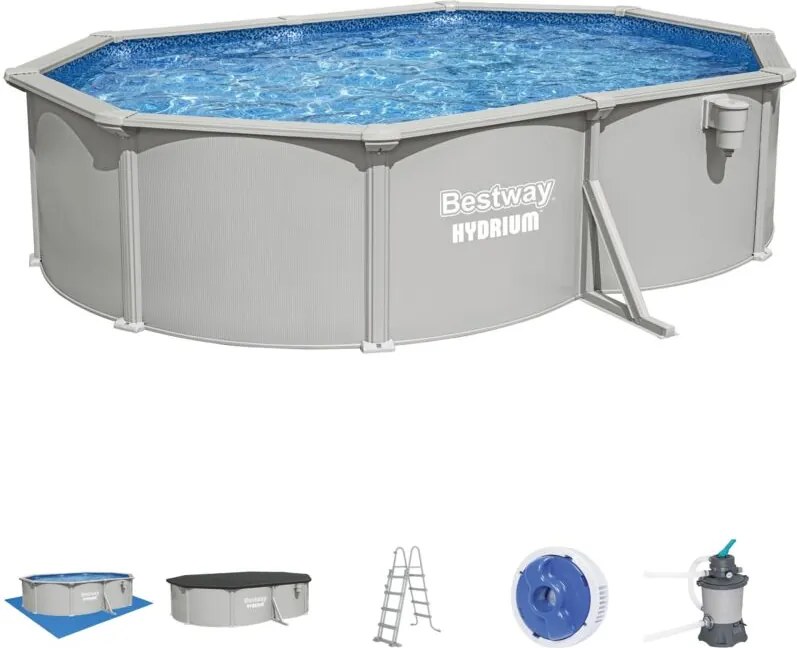 Bestway 56586-8 Set piscina fuori terra Hydrium da 500x366x122 cm