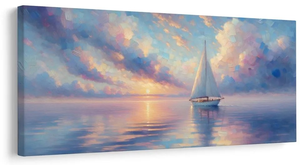 Quadro su tela – Barca a vela romantica