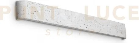 Delta applique biemissione led 30 w 3350 lm 3000 k cemento 83cm