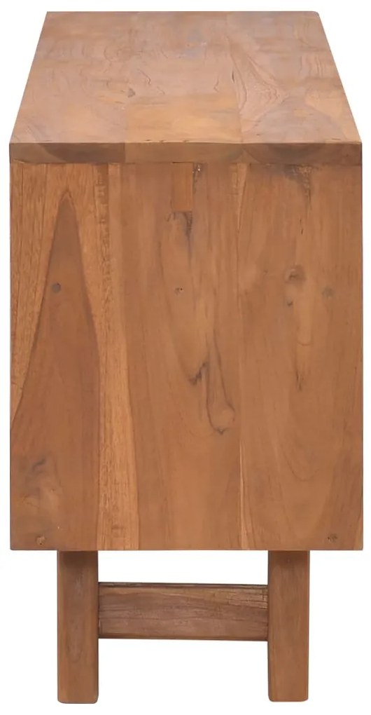 Mobile porta tv 110x30x50 cm in legno massello di teak