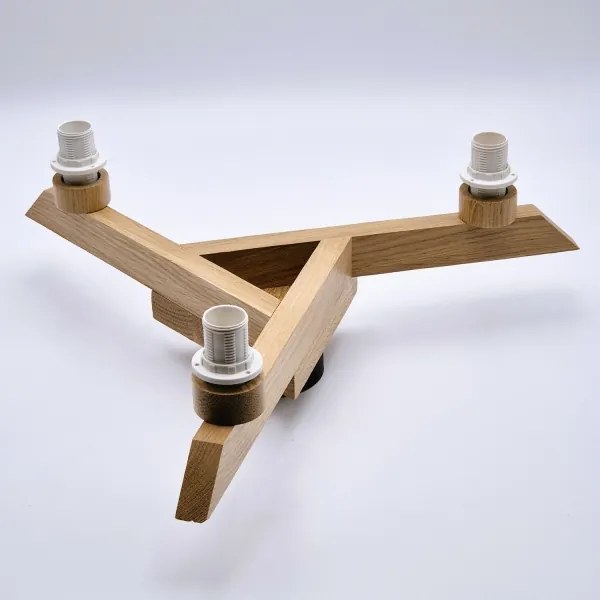 Plafoniera ANTONIO 3xE14/40W/230V rovere