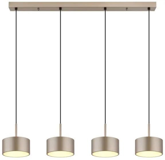 Globo 56964-4H - Lampadario sospeso su cavo RAYMOND LED/40W/230V 3000K ottone