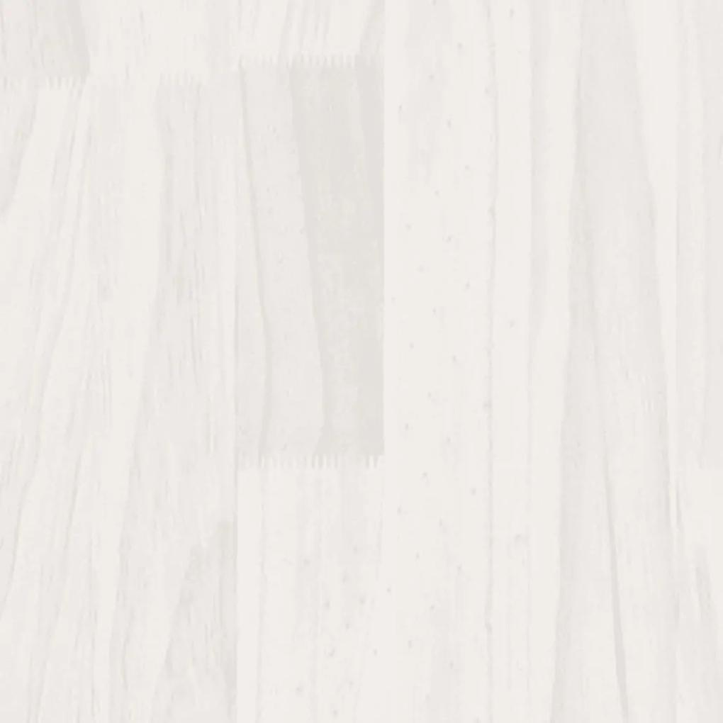 Giroletto in legno massello bianco 75x190 cm small single
