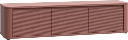 Mobile TV Da Terra 3 Ante 170x40x40 Design Moderno Lehman Terracotta