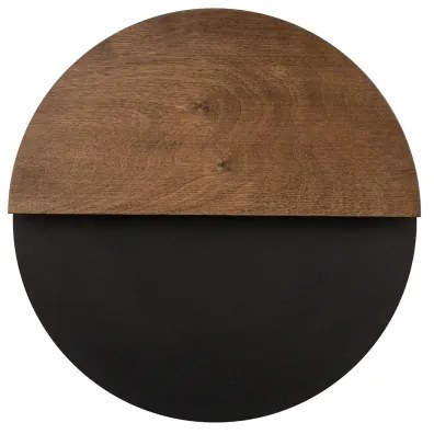 Applique a LED LUNA LED/7W/230V diametro 36 cm nero/marrone