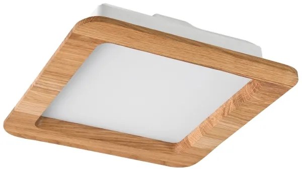 Lampada LED da incasso WOODY SPOT LED/17W/230V 3000K quercia 18,5x18,5 cm