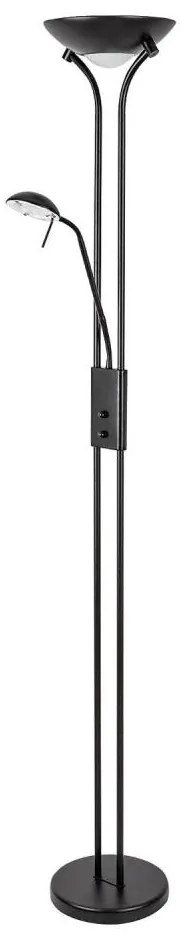 Brilagi - Lampada da terra dimmerabile SCARLETT 1xR7s/230W/230V + 1xG9/40W nera