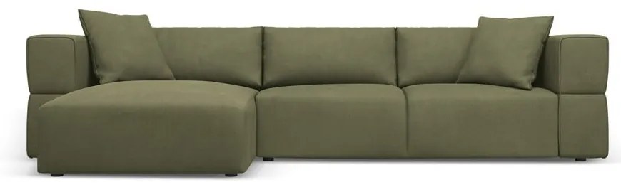 Divano angolare verde chiaro, angolo sinistro Esther - Milo Casa