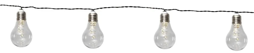 Catena luminosa a LED solare bianca adatta all'esterno, lunghezza 1,9 m Glow - Star Trading