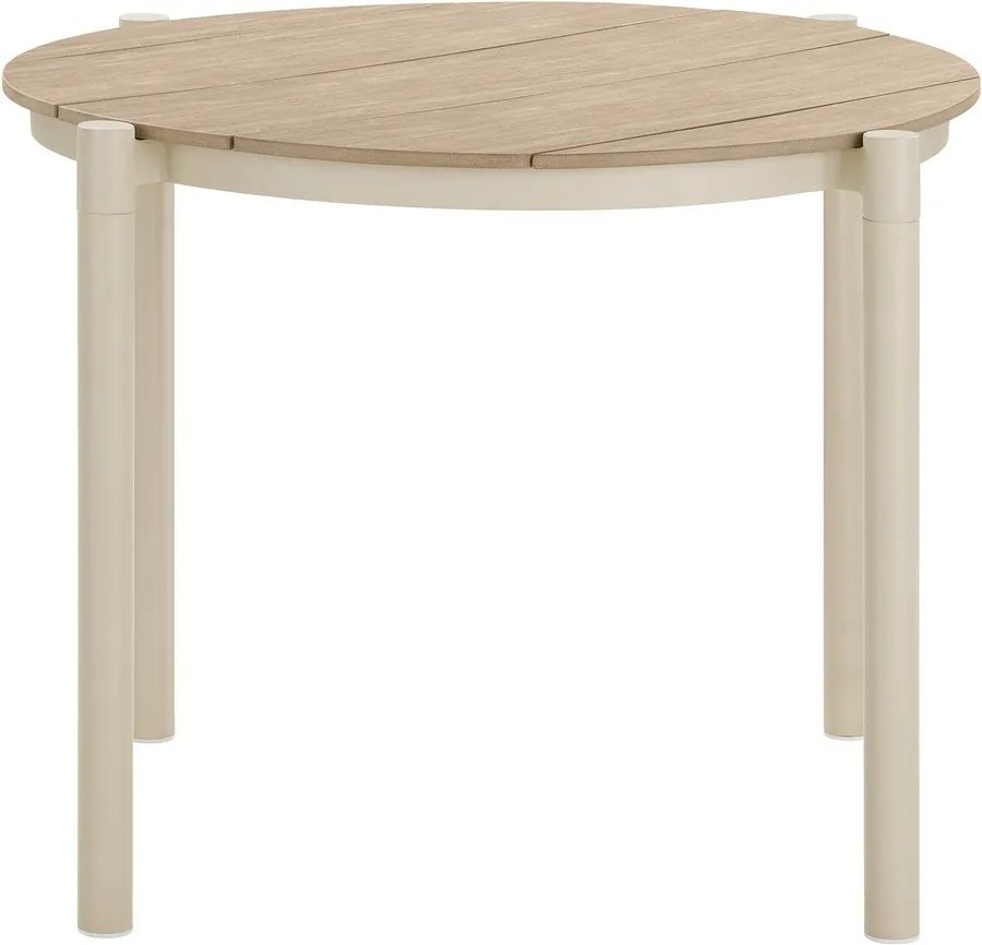 Tavolo da pranzo da giardino rotondo in metallo ø 90 cm Abela – House Nordic