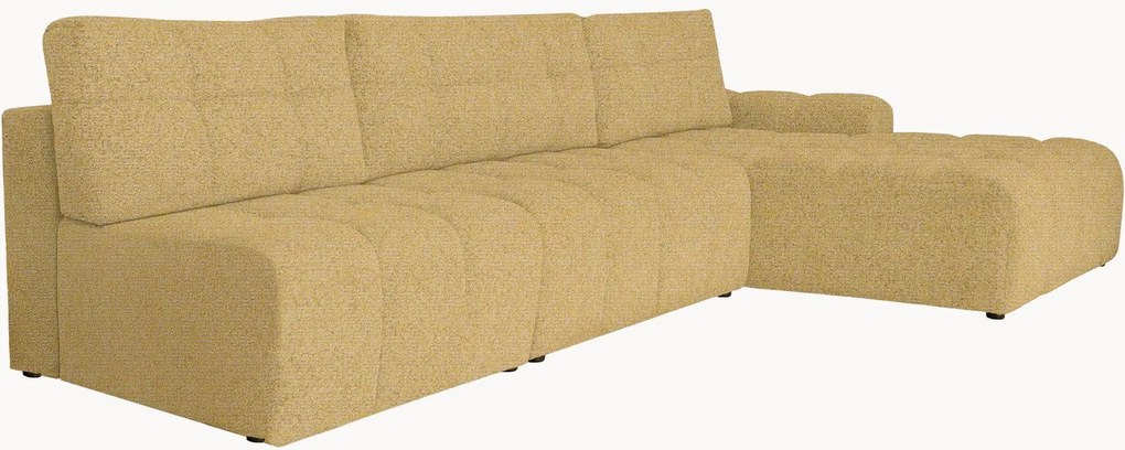 Divano angolare 5 posti con letto e contenitore Lulu