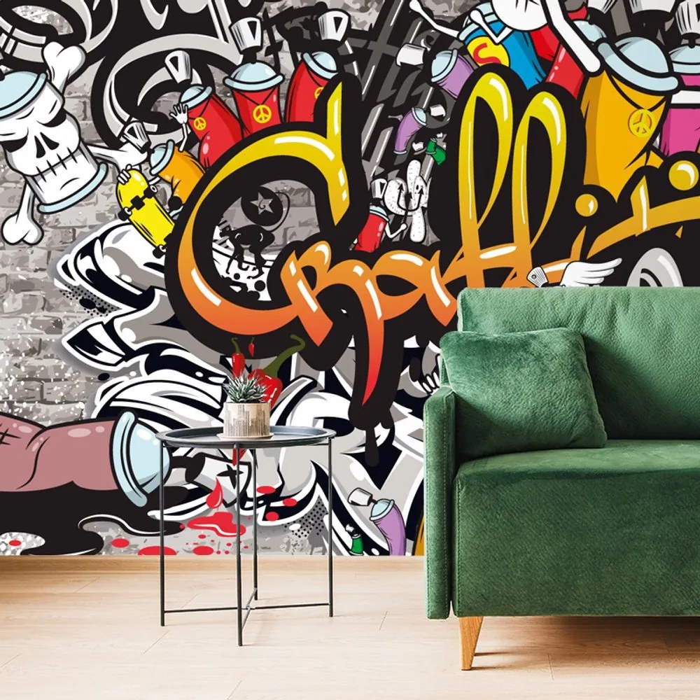Carta da parati – Graffiti colorati