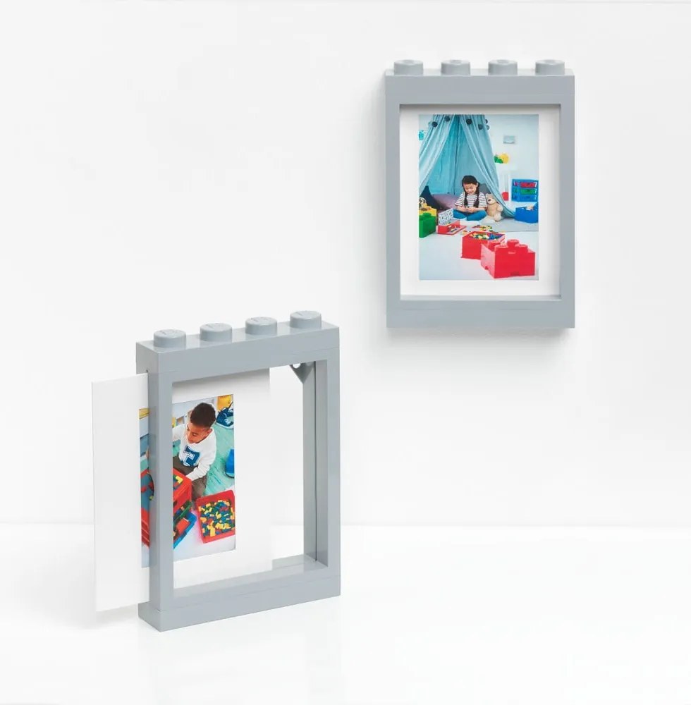 Cornice fotografica grigia , 19,3 x 26,8 cm - LEGO®