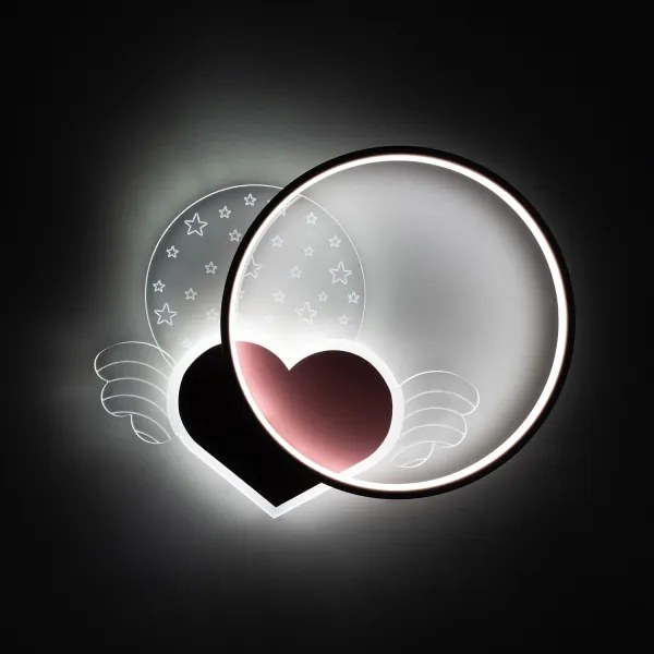 Brilagi - Plafoniera per bambini LOVE LED/48W/230V 3000/4500/6000K rosa