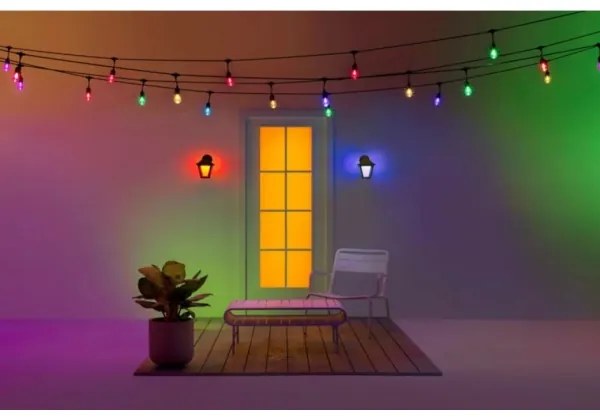 WiZ - LED RGBW Applique da esterno dimmerabile LED/9,5W/230V IP44 Wi-Fi