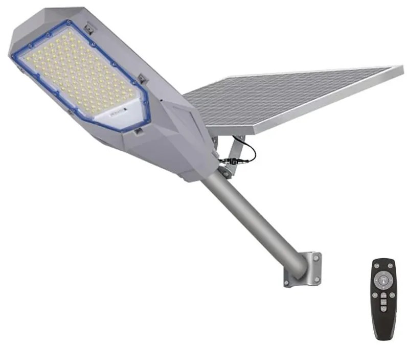 Proiettore LED dimmerabile con pannello solare LED/200W/20000 mAh 6500K IP65 grigio
