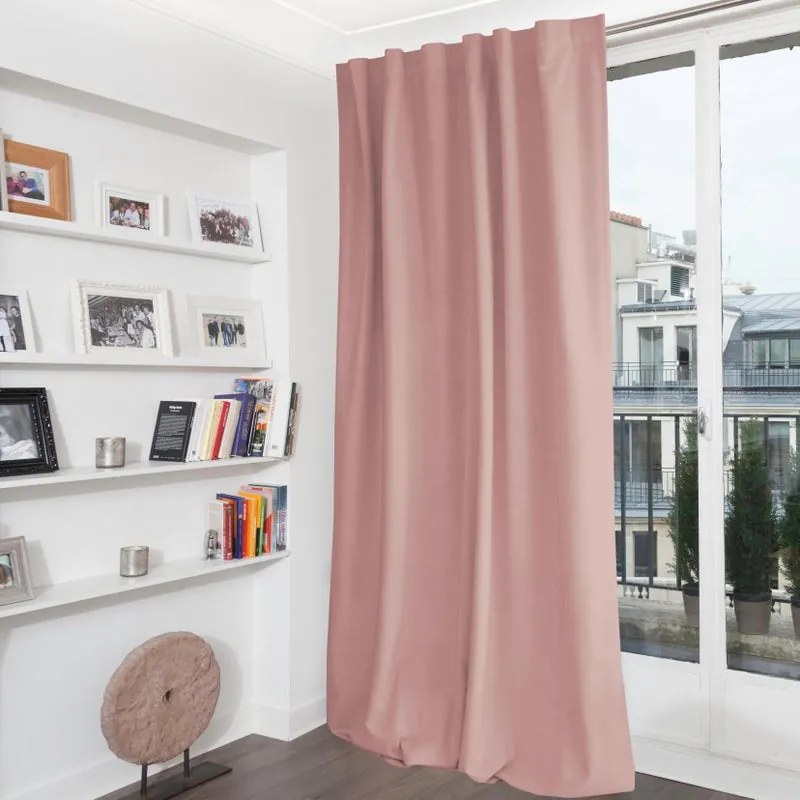 Tenda Rrevolution rosa, passanti nascosti 135x280 cm