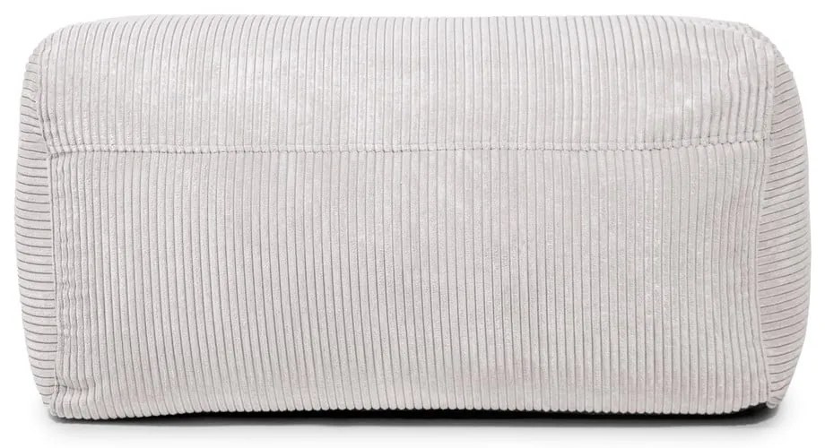 Puof a sacco marrone scuro con rivestimento in velluto a coste Plus 100 Lounge – SLOWDOWN