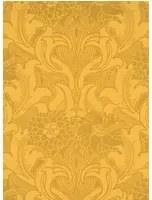Little Greene Tapete Dahlia Scroll - Giallo