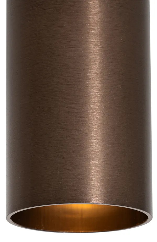 Faretto moderno bronzo scuro 5,5 cm - Tuba