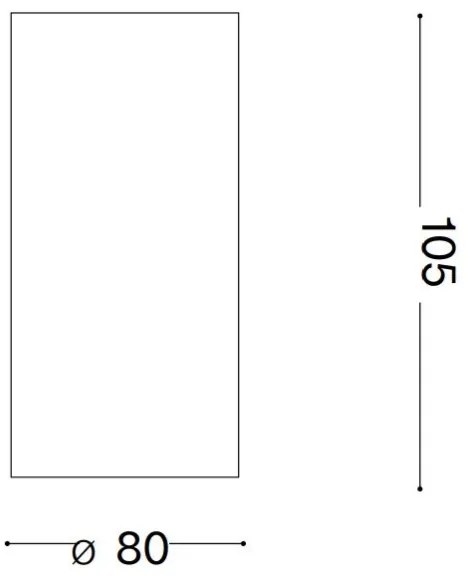 Ideal Lux - Faretto LED NITRO LED/10W/230V diametro 8 cm CRI 90 bianco