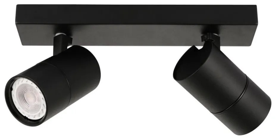 ITALUX SPL-2813-2B-BL - Faretto LACONI 2xGU10/35W/230V nero