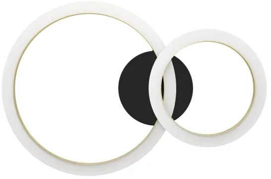 Eglo 901223 - Plafoniera LED dimmerabile CALLIERA LED/12W/230V nero/oro