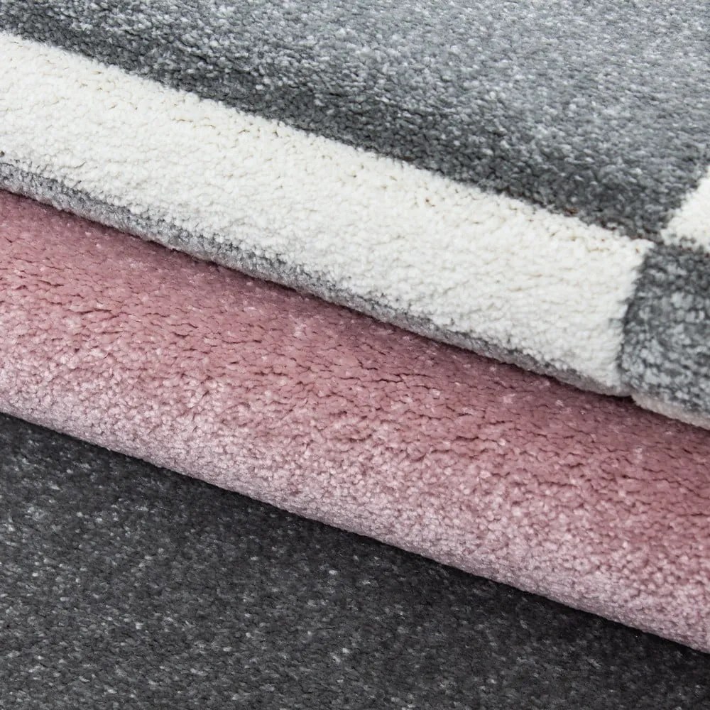 Tappeto rosa-grigio 160x230 cm Hawaii - Ayyildiz Carpets